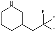 Piperidine, 3-(2,2,2-trifluoroethyl)- 结构式