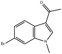 1-(6-bromo-1-methyl-1H-indol-3-yl)ethan-1-one 结构式