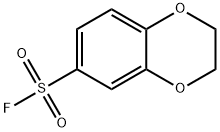 1,4-Benzodioxin-6-sulfonyl fluoride, 2,3-dihydro- 结构式