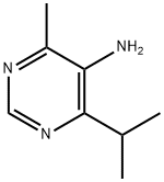 4-异丙基-6-甲基嘧啶-5-胺 结构式