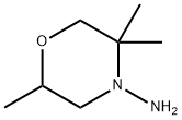 4-Morpholinamine,2,5,5-trimethyl- 结构式