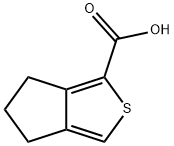 5,6-二氢-4H-环戊二烯并[C]噻吩-1-羧酸 结构式