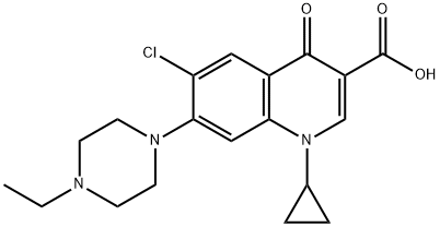 恩诺沙星EP杂质E 结构式