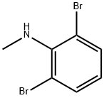 2,6-二溴-N-甲基苯胺 结构式