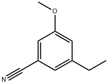 Benzonitrile, 3-ethyl-5-methoxy- 结构式