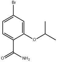 4-溴-2-异丙基苯甲酰胺 结构式