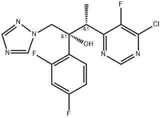 Voriconazole (2R,3R)-Isomer 结构式