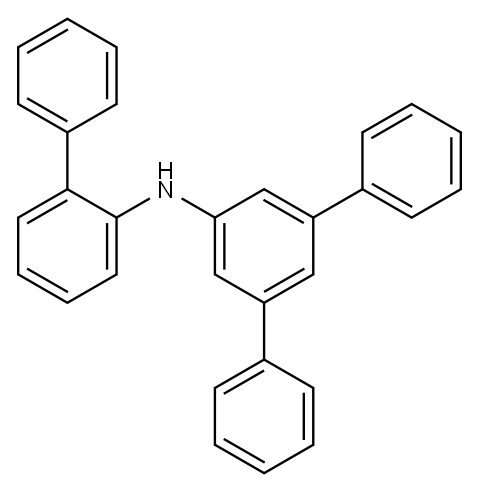 N-([1,1'-biphenyl]-2-yl)-[1,1':3',1''-terphenyl]-5'-amine 结构式