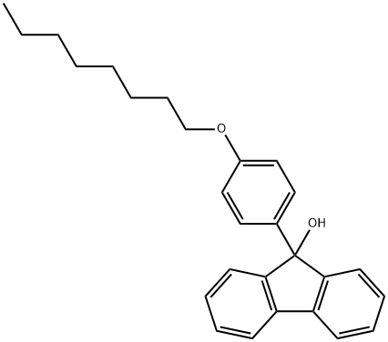 9-(4-(辛氧基)苯基)-9H-芴-9-醇 结构式