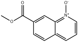 7-Quinolinecarboxylic acid, methyl ester, 1-oxide 结构式