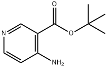 3-Pyridinecarboxylic acid, 4-amino-, 1,1-dimethylethyl ester 结构式