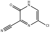 6-chloro-3-hydroxypyrazine-2-carbonitrile 结构式