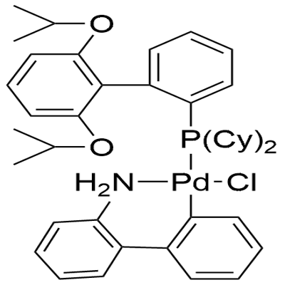 Chloro(2-dicyclohexylphosphino-2',6'-di-i-propoxy-1,1'-biphenyl)(2'-amino-1,1'-biphenyl-2-yl)palladium(II)