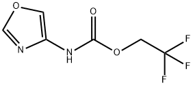 2,2,2-三氟乙基唑-4-基氨基甲酸酯 结构式