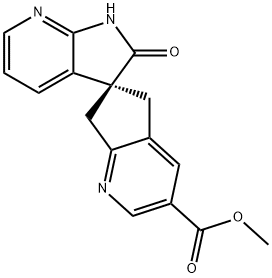 SPIRO[6H-CYCLOPENTA[B]PYRIDINE-6,3'-[3H]PYRROLO[2,3-B]PYRIDINE]-3-CARBOXYLIC ACID, 1',2',5,7-TETRAHY 结构式