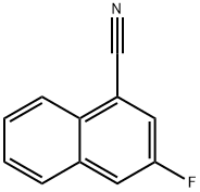 1-Naphthalenecarbonitrile, 3-fluoro- 结构式
