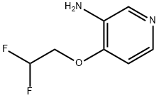 3-Pyridinamine, 4-(2,2-difluoroethoxy)- 结构式