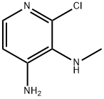 2-氯-N3-甲基吡啶-3,4-二胺 结构式