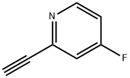 2-乙炔基-4-氟吡啶 结构式