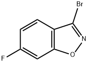 1,2-Benzisoxazole, 3-bromo-6-fluoro- 结构式