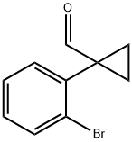 1-(2-溴苯基)环丙基甲醛 结构式