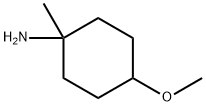 4-Methoxy-1-methyl-cyclohexylamine 结构式