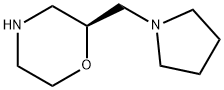 Morpholine,2-(1-pyrrolidinylmethyl)-,(2S)- 结构式