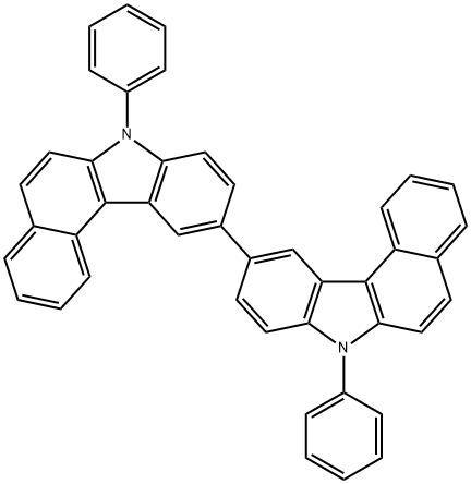 10-(7-苯基苯并(C)咔唑)-7-苯基苯并(C)咔唑 结构式