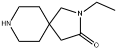 2,8-Diazaspiro[4.5]decan-3-one, 2-ethyl- 结构式