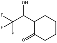 Cyclohexanone, 2-(2,2,2-trifluoro-1-hydroxyethyl)- 结构式