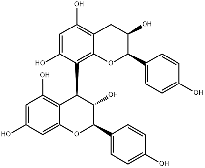 Afzelechin-(4alpha->8)-epiafzelechin 结构式