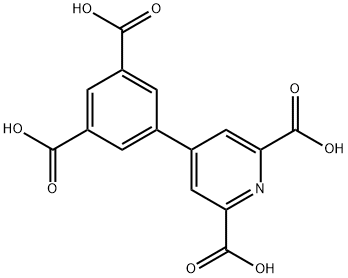 4-(3,5-dicarboxyphenyl)pyridine-2,6-dicarboxylic acid 结构式