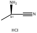 (2R)-2-Aminopropanenitrile hydrochloride 结构式