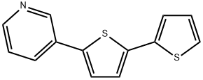 3-([2,2'-BITHIOPHEN]-5-YL)PYRIDINE 结构式