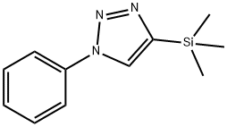 1H-1,2,3-Triazole, 1-phenyl-4-(trimethylsilyl)- 结构式