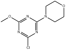 2-chloro-4-methoxy-6-(morpholin-4-yl)-1,3,5-triazine 结构式