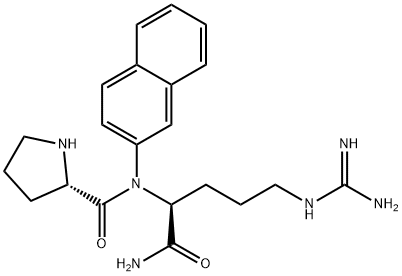 H-PRO-ARG-ΒNA · HCL 结构式