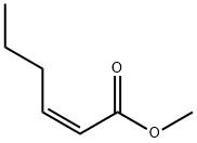 2-Hexenoic acid, methyl ester, (2Z)- 结构式