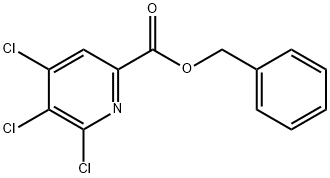 2-Pyridinecarboxylic acid, 4,5,6-trichloro-, phenylmethyl ester 结构式