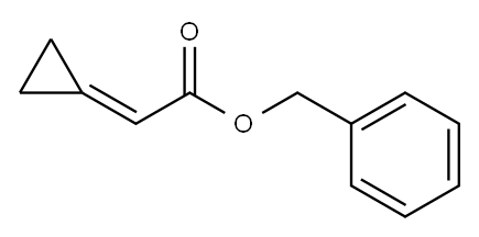 2-环亚丙基乙酸苄酯 结构式