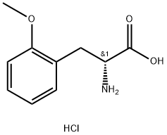 (R)-2-AMINO-3-(2-METHOXYPHENYL)PROPANOIC ACID HYDROCHLORIDE 结构式