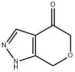 5,7-二氢吡喃并[3,4-C]吡唑-4(1H)-酮 结构式