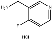 (4-氟吡啶-3-基)甲胺盐酸盐 结构式
