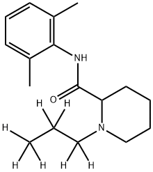 (±)-罗哌卡因-D7 结构式