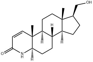 (4aR,4bS,6aS,7S,9aS,9bS,11aR)-7-(Hydroxymethyl)-4a,6a-dimethyl-4b,5,6,6a,7,8,9,9a,9b,10,11,11a-dodecahydro-1H-indeno[5,4-f]quinolin-2(4aH)-one 结构式