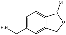 5-(Aminomethyl)-2,1-benzoxaborol-1(3H)-ol hydrochloride 结构式