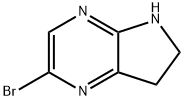 5H-Pyrrolo[2,3-b]pyrazine, 2-bromo-6,7-dihydro- 结构式