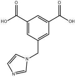 1,3-Benzenedicarboxylic acid, 5-(1H-imidazol-1-ylmethyl)- 结构式