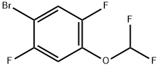 1-溴-4-(二氟甲氧基)-2,5-二氟苯 结构式