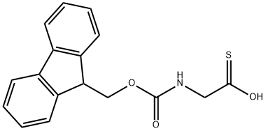 Fmoc-2-aminoethanethioic S-acid 结构式